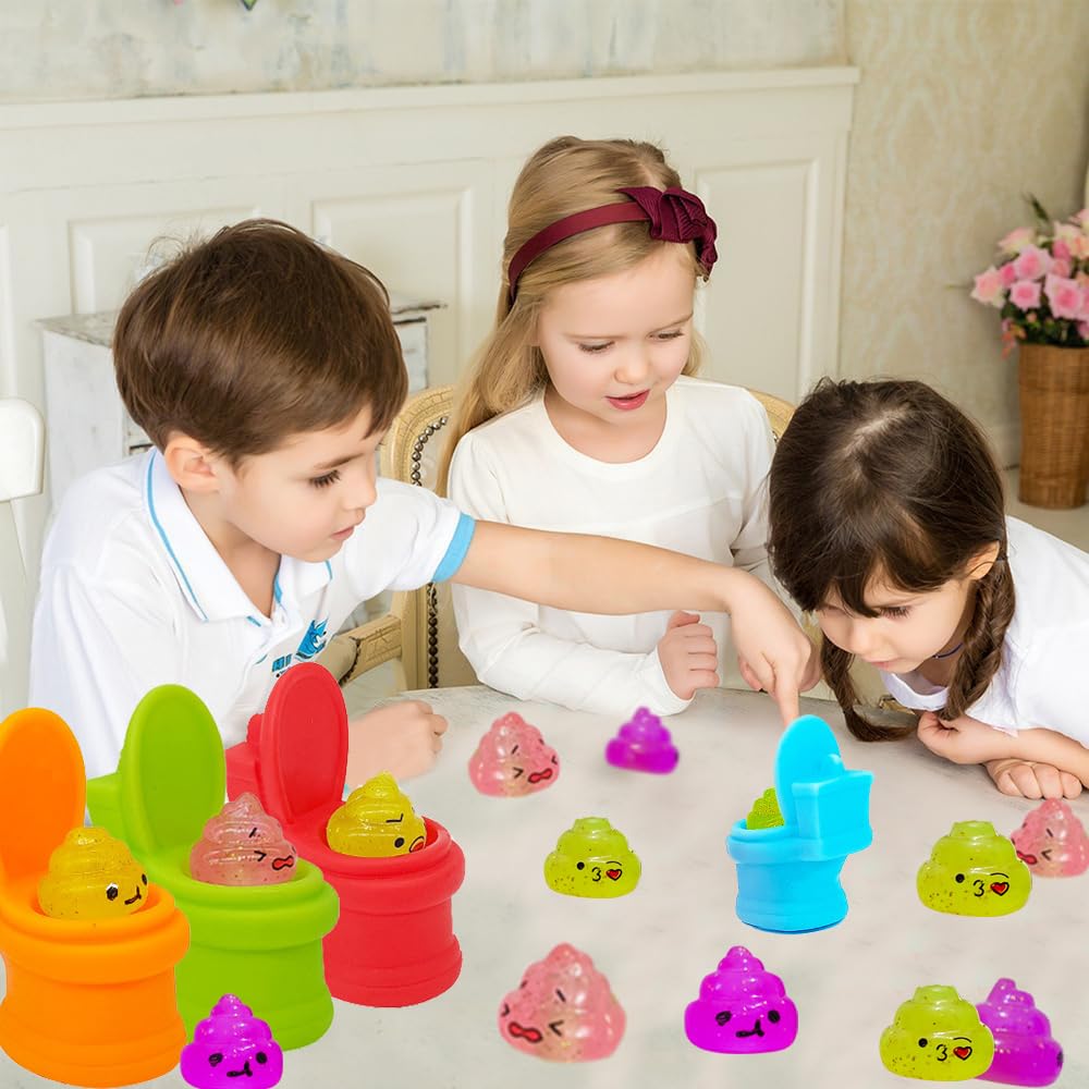 Amazon | Homilius うんち スクイーズ玩具 100個セット ウンチ 便器